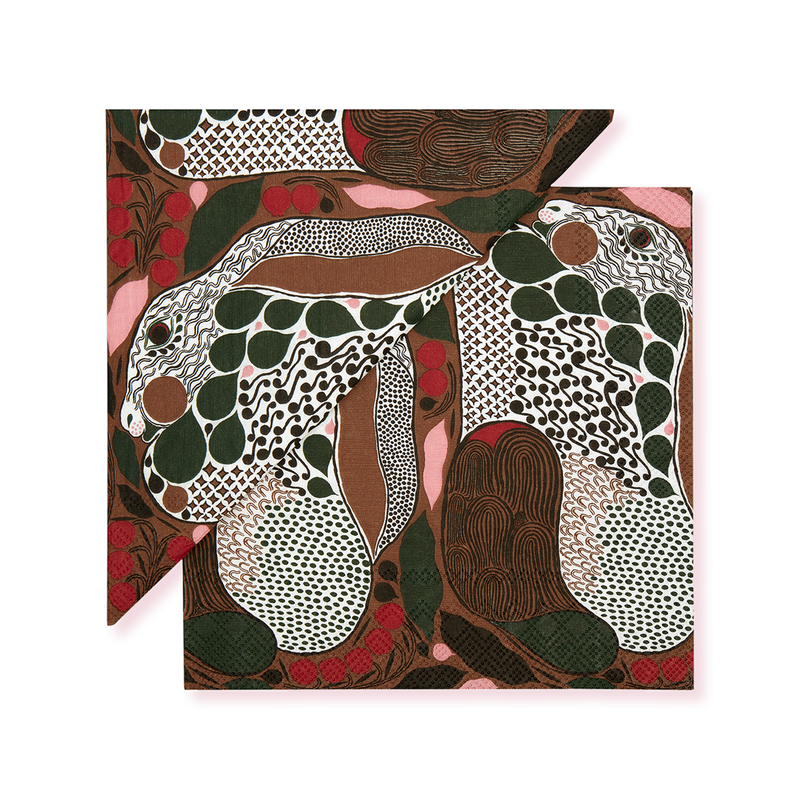 Marimekko Rusakko Cocktail Napkins (20 pack)