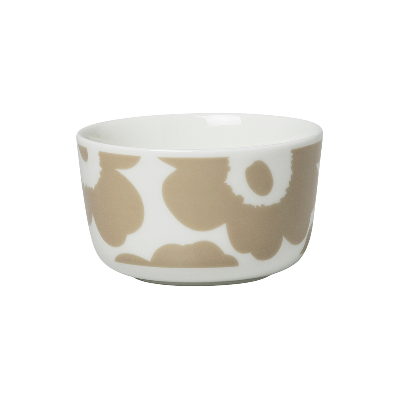 Marimekko Unikko Dessert Bowl, white/beige