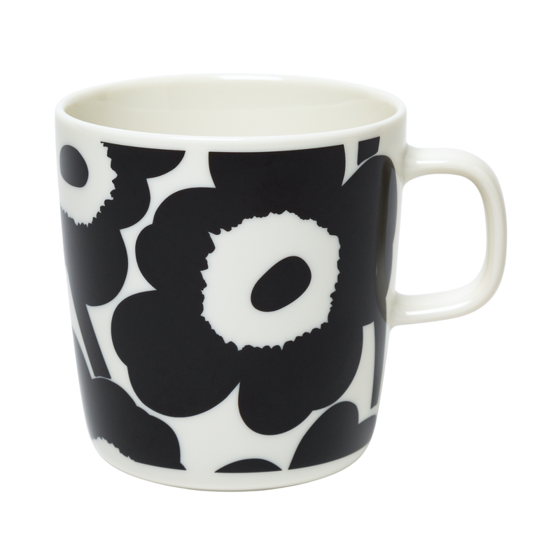 Marimekko Unikko Large Mug, black/white