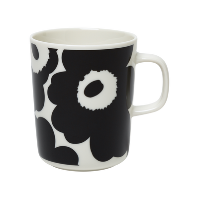 Marimekko Unikko Mug, white/black