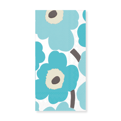 Marimekko Unikko Turquoise Buffet Napkins (16 pack)