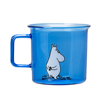 Muurla Moomin Blue Glass Mug