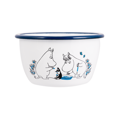 Muurla Moomin Blueberries Enamel Bowl 20 oz