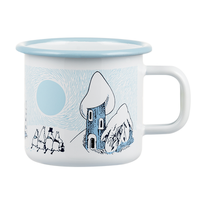 Muurla Moomin Enamel Mug Snowy Valley