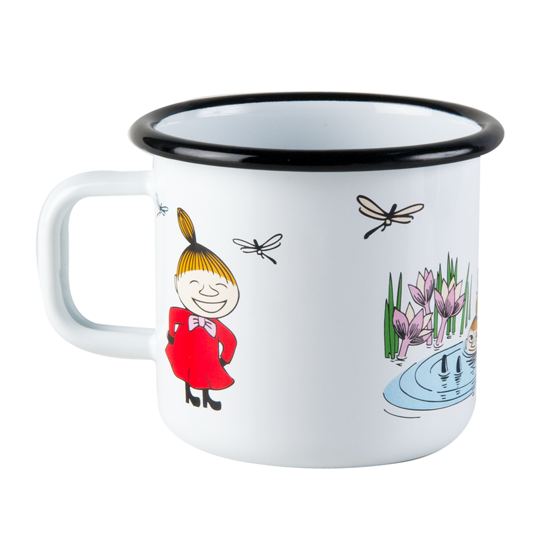 back side of Muurla Moomin Little My Enamel Mug