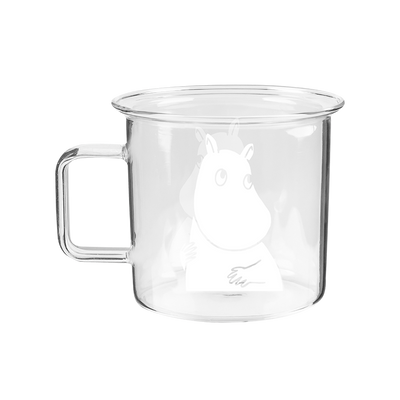 Muurla Moomin Moomintroll Clear Glass Mug