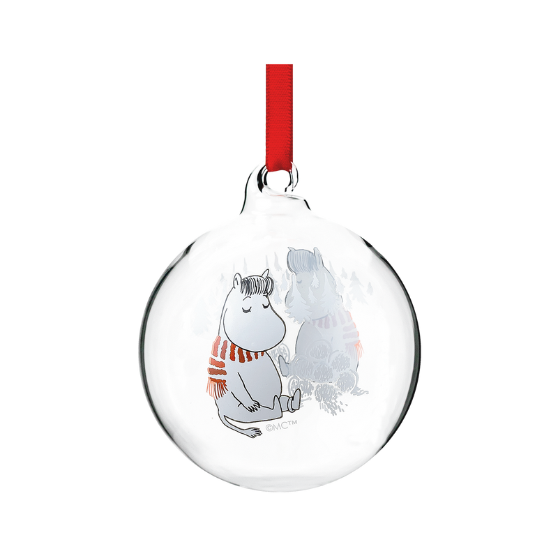 Muurla Moomin Snorkmaiden Glass Ball Ornament