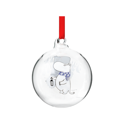 Muurla Moomintroll Glass Ball Ornament