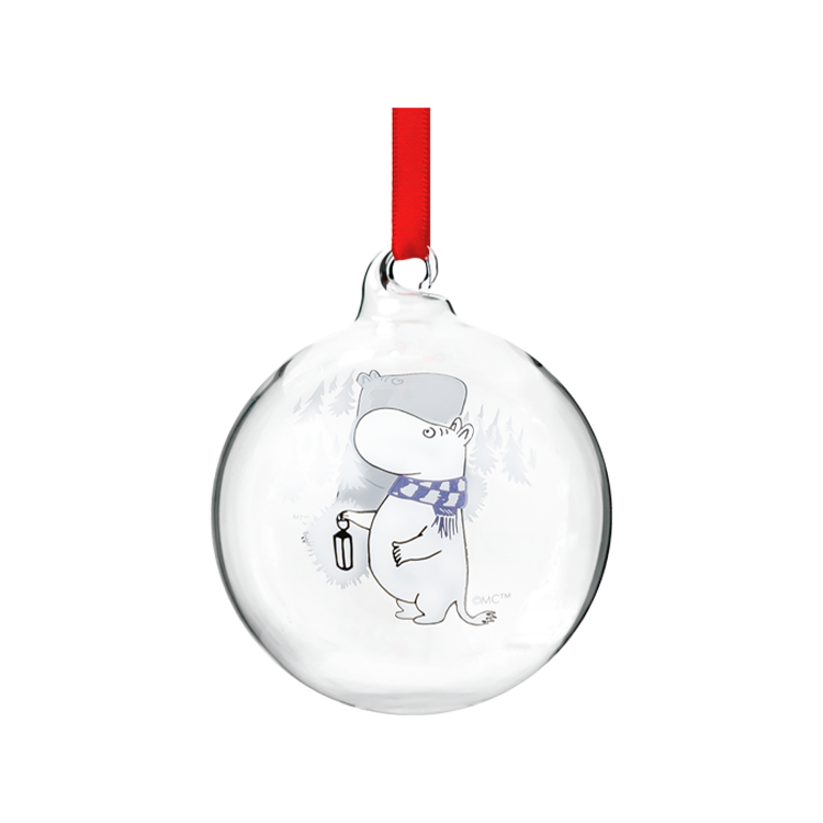 Muurla Moomintroll Glass Ball Ornament