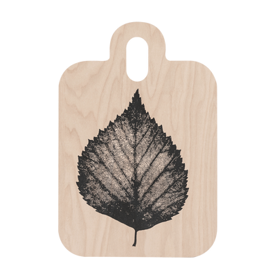 Muurla Birch Leaf side of  Chop & Serve Board