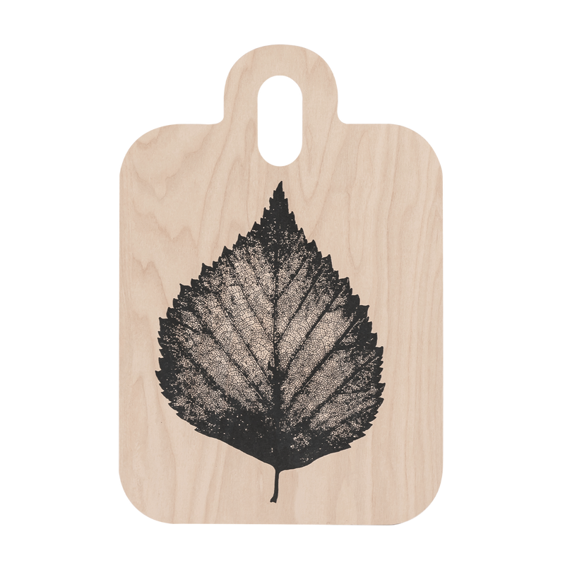 Muurla Birch Leaf side of  Chop & Serve Board