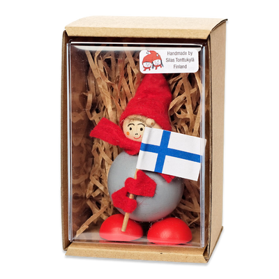 Nikke with Finnish Flag Tonttu Present Box