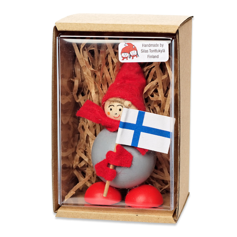 Nikke with Finnish Flag Tonttu Present Box