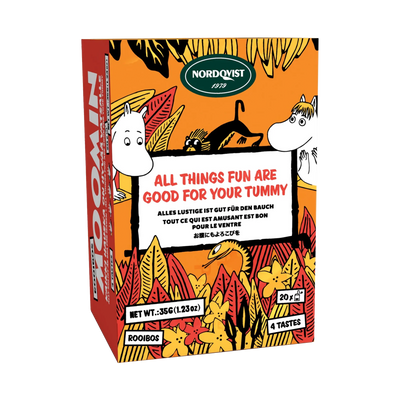 Nordqvist All Things Fun Are Good For Your Tummy Tea - 20 Tea Bags (Rooibos Asst. Flavors)