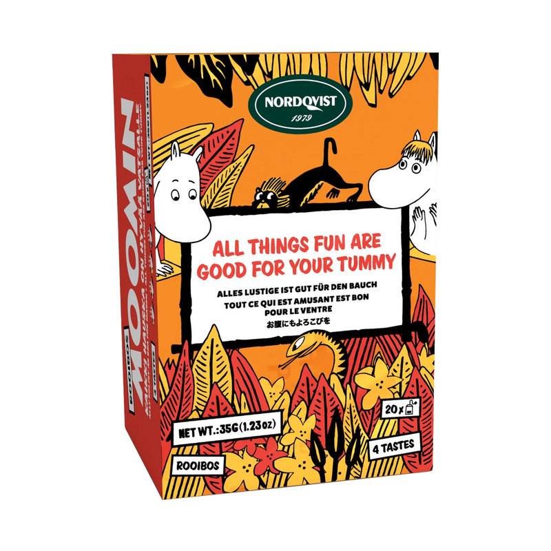 Nordqvist All Things Fun Are Good For Your Tummy Tea - 20 Tea Bags (Rooibos Asst. Flavors)