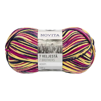 Novita 7 Brothers Korpi Wool Yarn, adventure