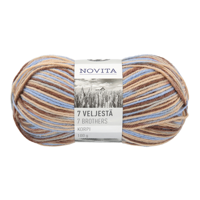 Novita 7 Brothers Korpi Wool Yarn, sandy coast