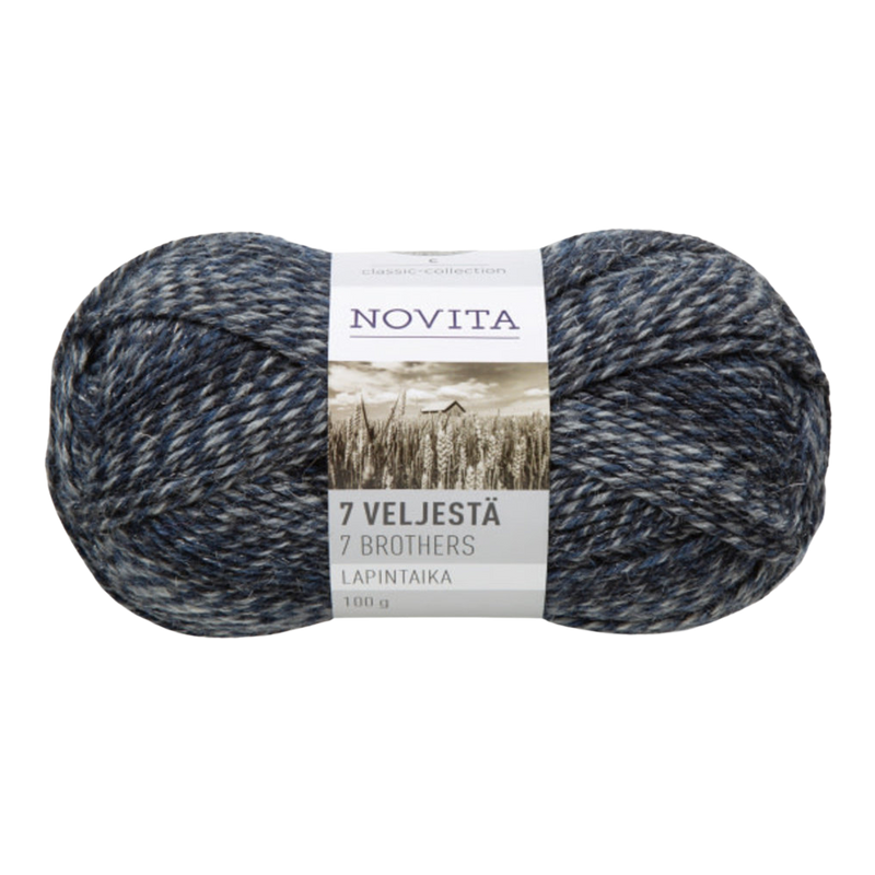 Novita 7 Brothers Lapintaika Wool Yarn, mystique