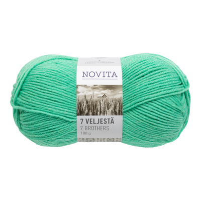 Novita 7 Brothers Wool Yarn, herb