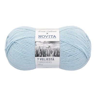 Novita 7 Brothers Wool Yarn, scilla