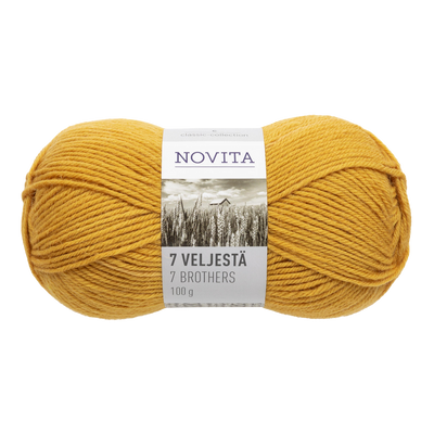 Novita 7 Brothers Wool Yarn, spike