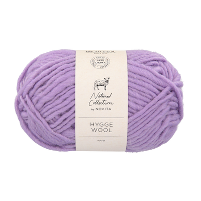 Novita Hygge Wool Yarn, blueberry milk