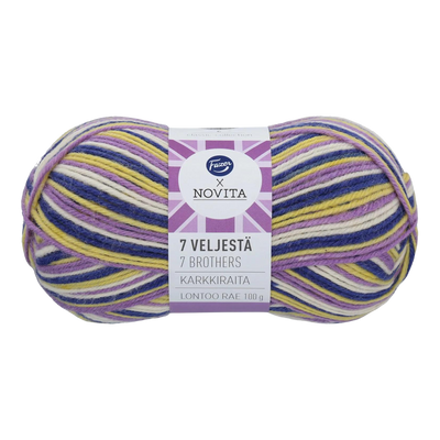 Novita 7 Brothers Karkkiraita Wool Yarn, Lontoo Rae