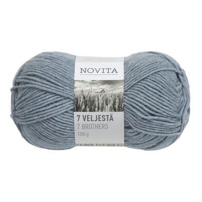 Novita 7 Brothers Wool Yarn, Ice