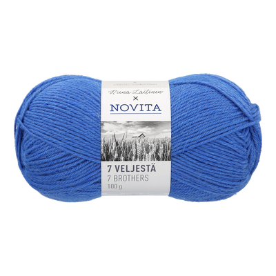 Novita 7 Brothers Wool Yarn, Lobelia