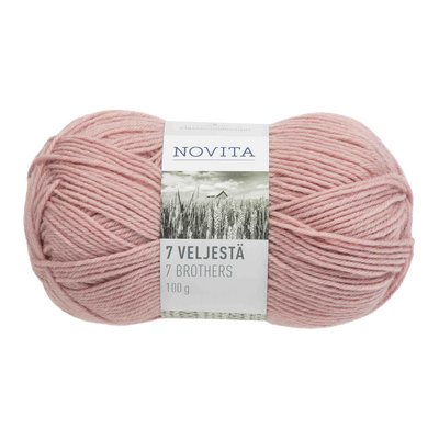 Novita 7 Brothers Wool Yarn, Berry Porridge