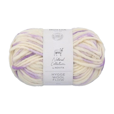 Novita Hygge Wool Yarn, Blackcurrant