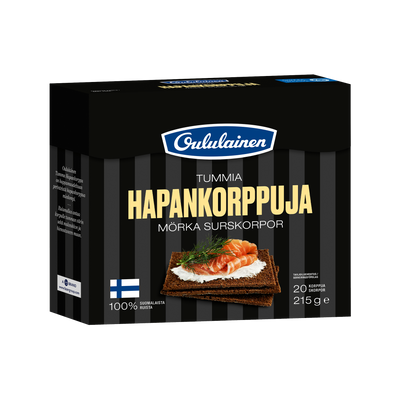 Oululainen Dark Crispbread (215g)