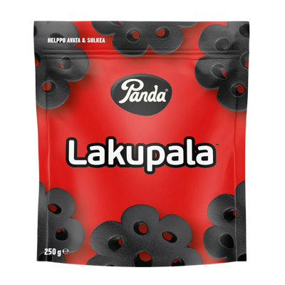 Panda Lakupala Soft Black Licorice (250g)