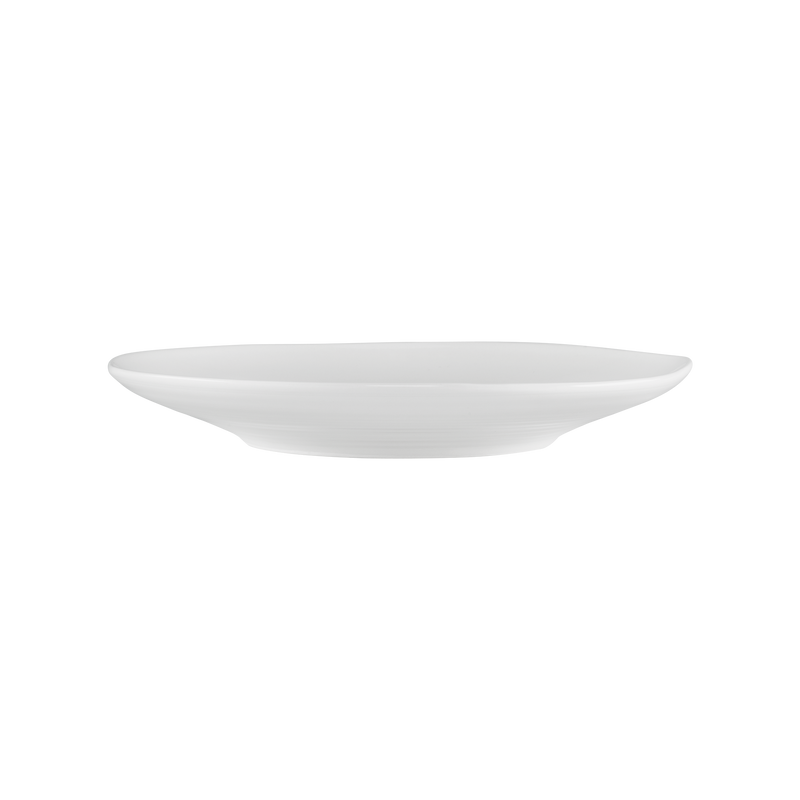 Raised edge of Pentik Kallio White Salad Plate