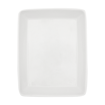 Top view of Pentik Kallio White Small Serving Plate