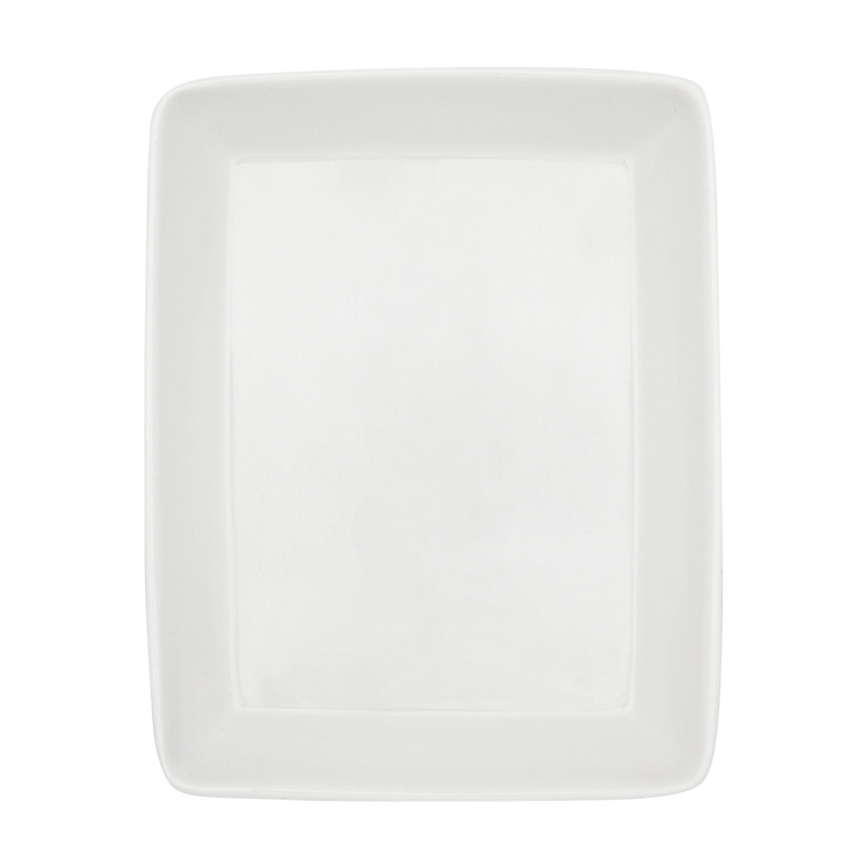 Top view of Pentik Kallio White Small Serving Plate