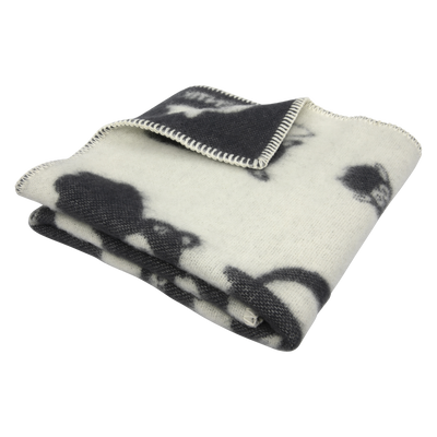 Folded Pentik Metsänväki Wool Baby Blanket