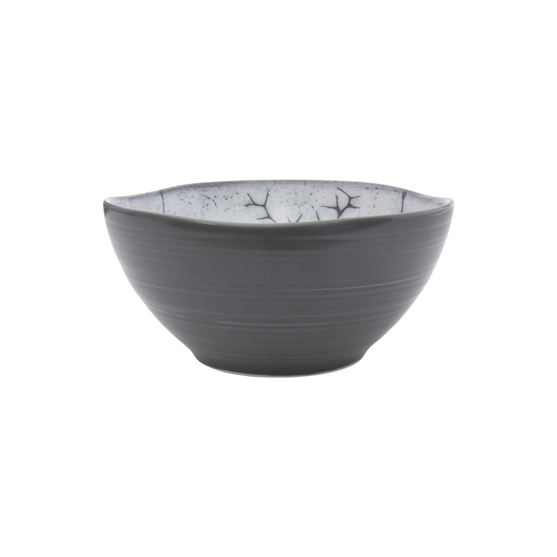 Grooved side of Pentik Posio Soup / Cereal Bowl