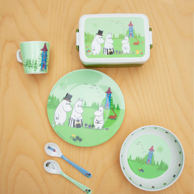 Rätt Start Moomin House Children's dinnerware on table
