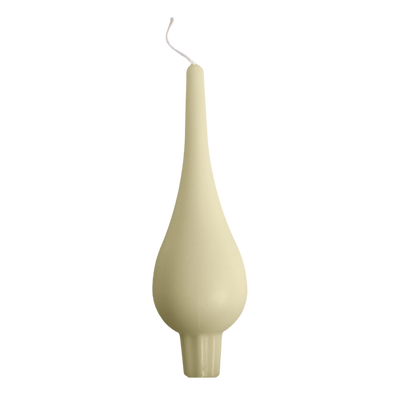 Swedish Large Drop Candle Ivory