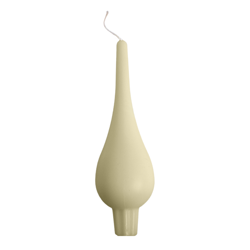 Swedish Large Drop Candle Ivory