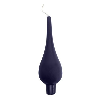 Swedish Large Drop Candle Navy