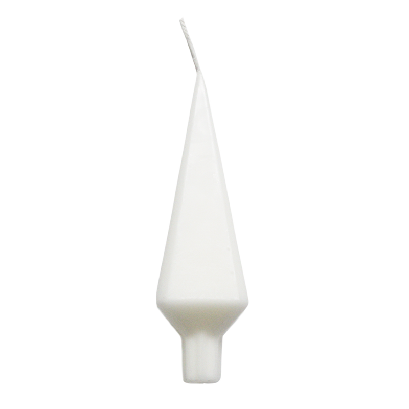 Swedish Pyramid Candle White