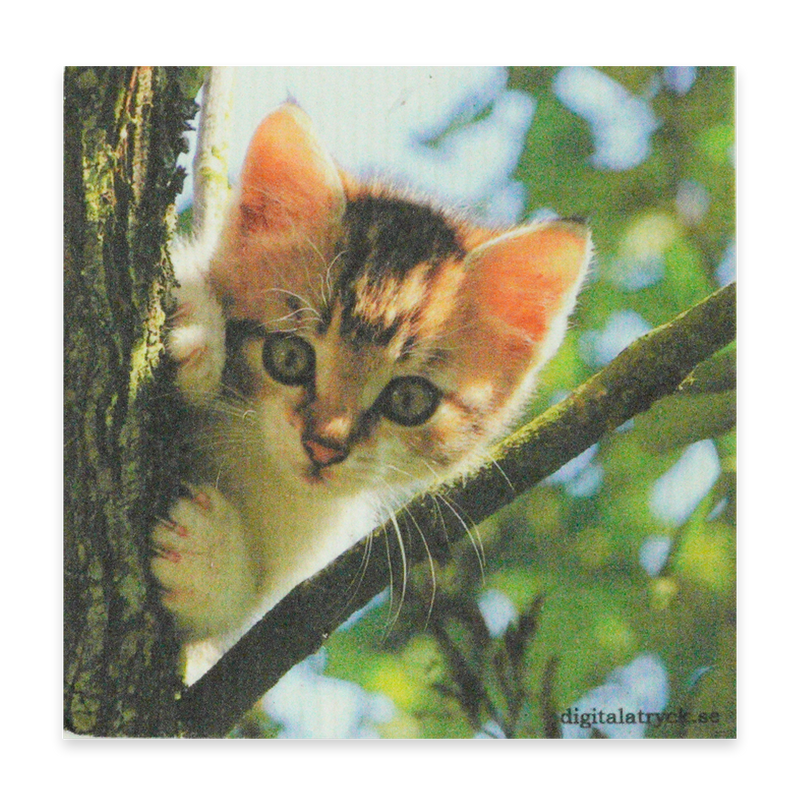 Swedish Dishcloth - Cat in Tree