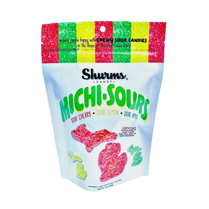 Michi-Sours Gummies Resealable Pouch (198g)