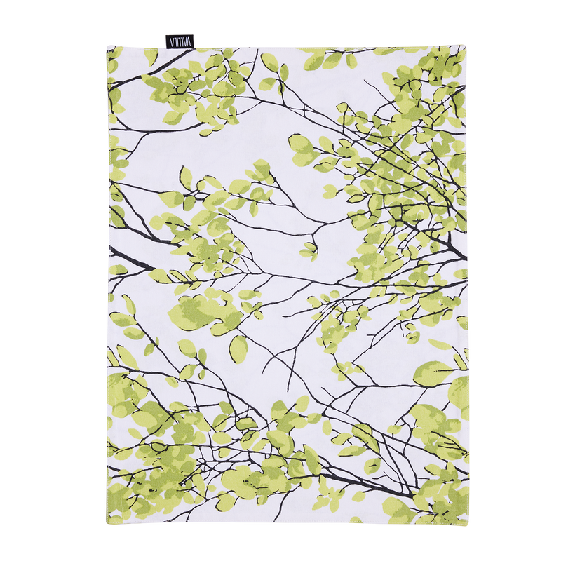 Vallila Lehtisade Kitchen Table Mat, green leaf