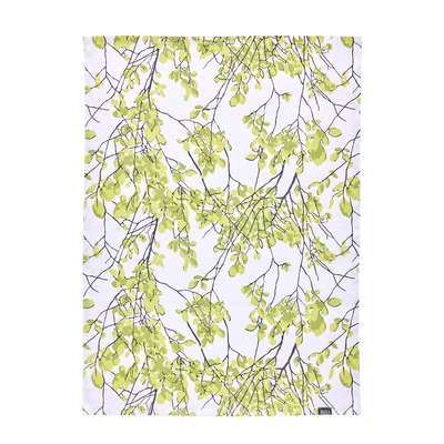 Vallila Lehtisade Kitchen Towel, green leaf