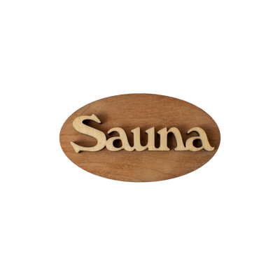 Veico Oval Sauna Sign