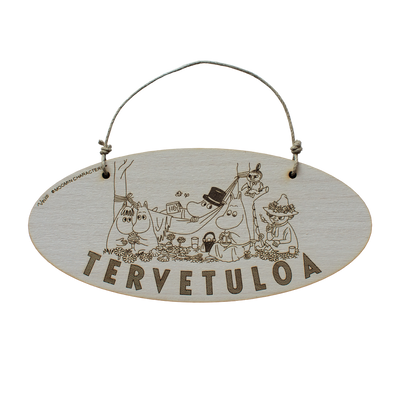 Veico Tervetuloa Sign - Moomin Family