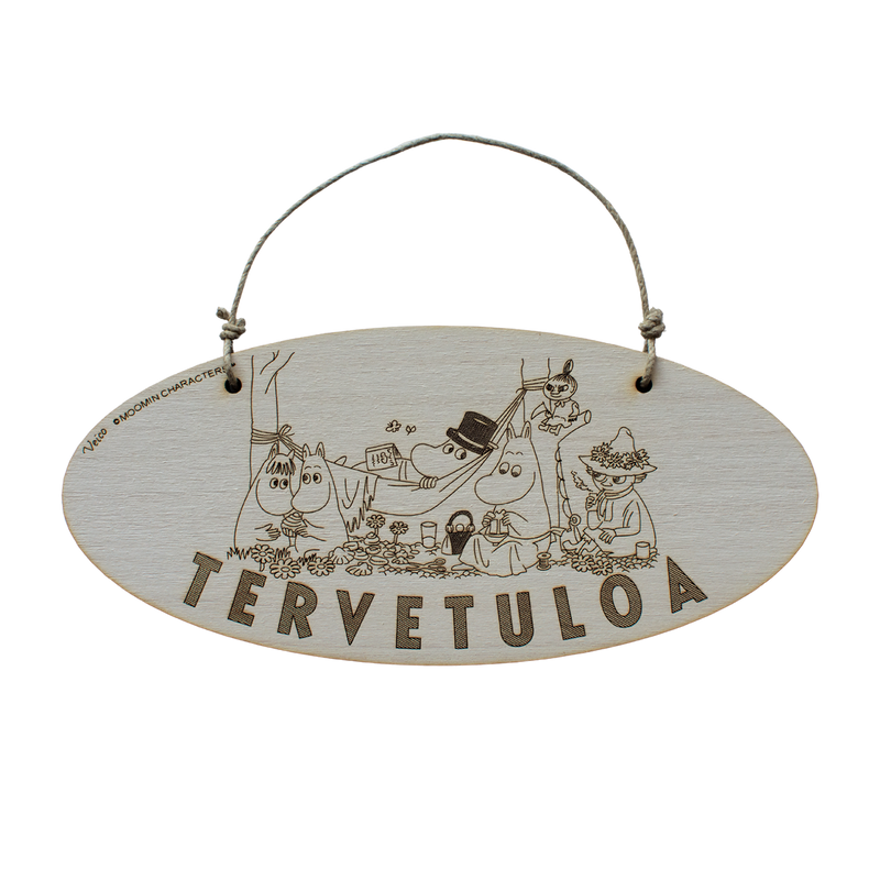 Veico Tervetuloa Sign - Moomin Family